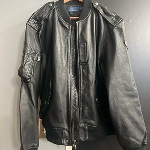 Polo Ralph Lauren Leather Flight Jacket/Bomber